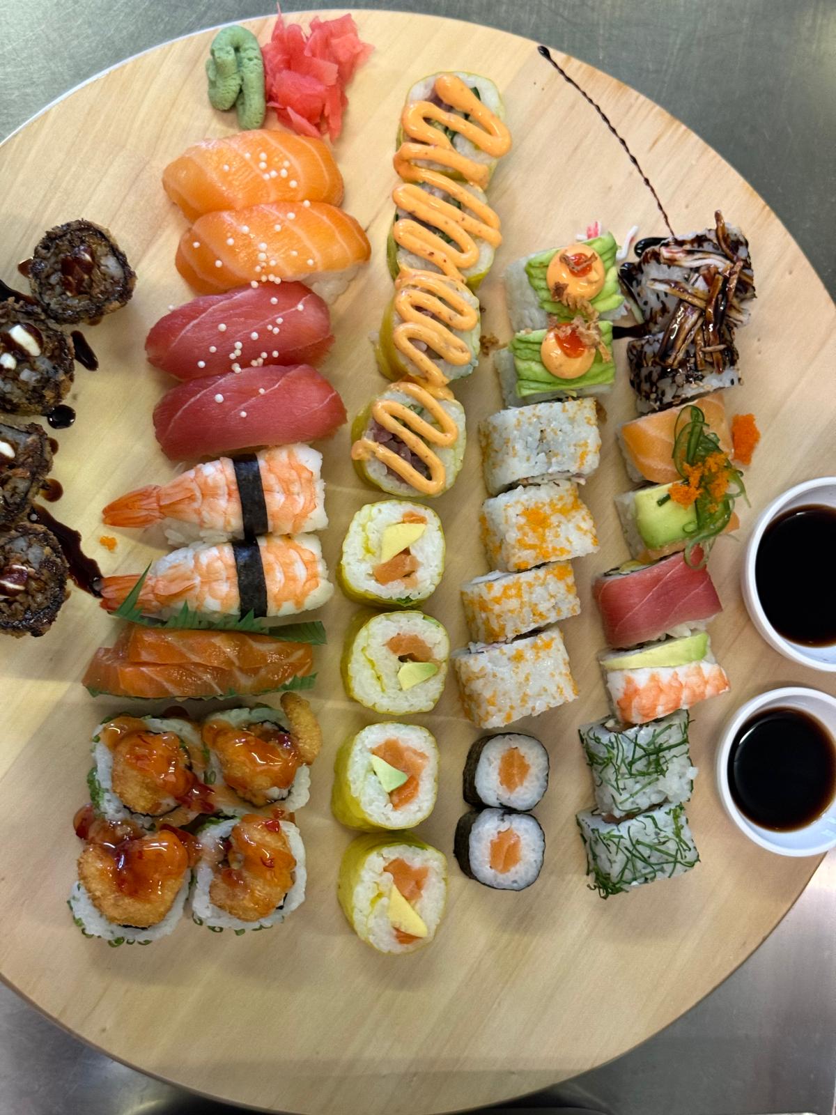 Sushi plate